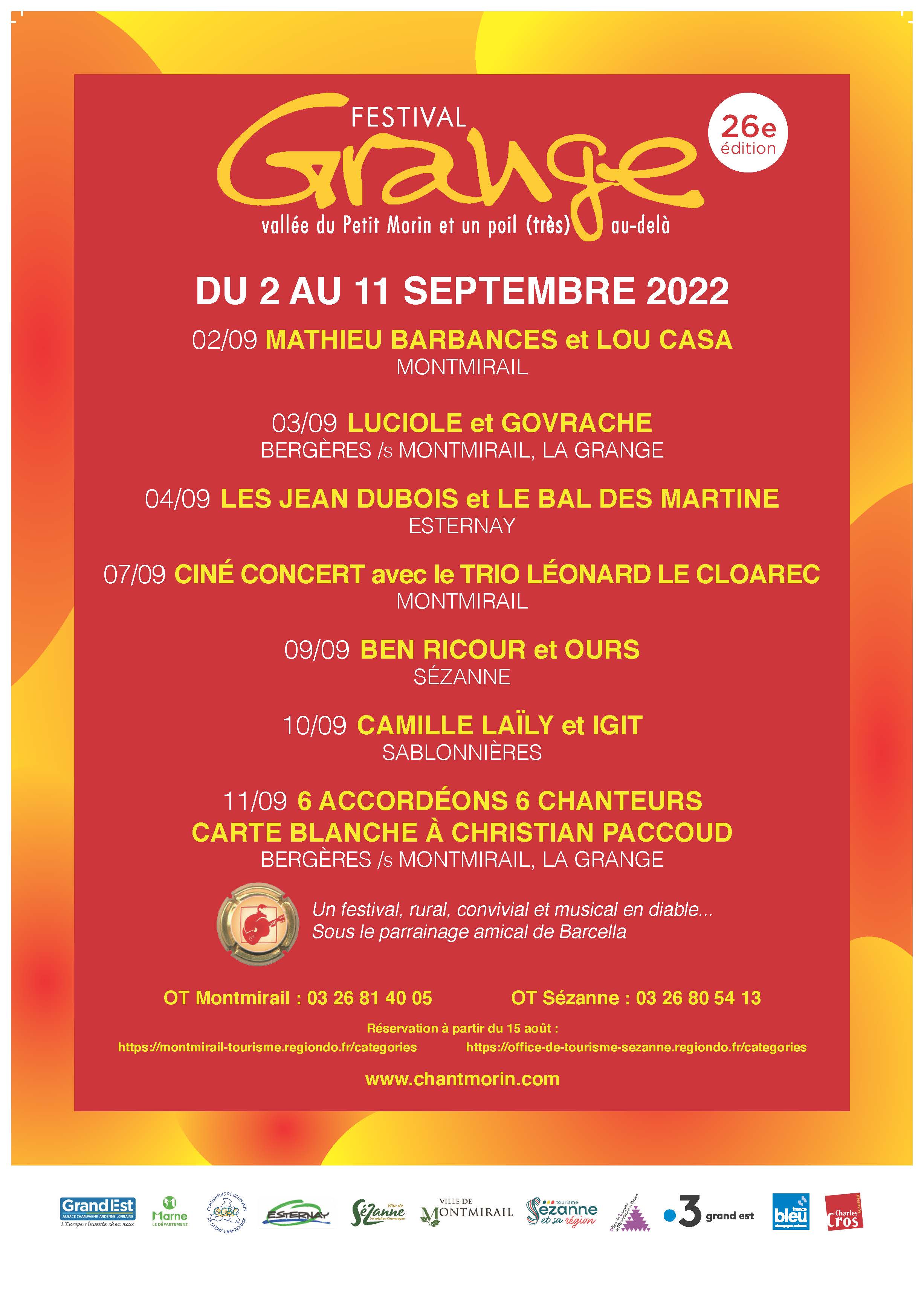 Festival Grange Montmirail