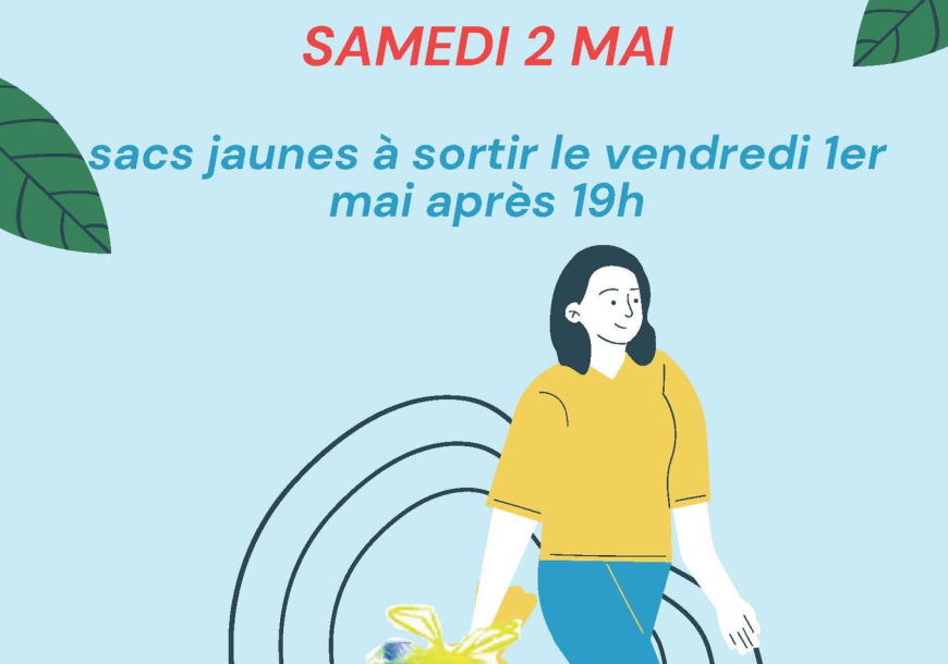 Report de la collecte des sacs jaunes 