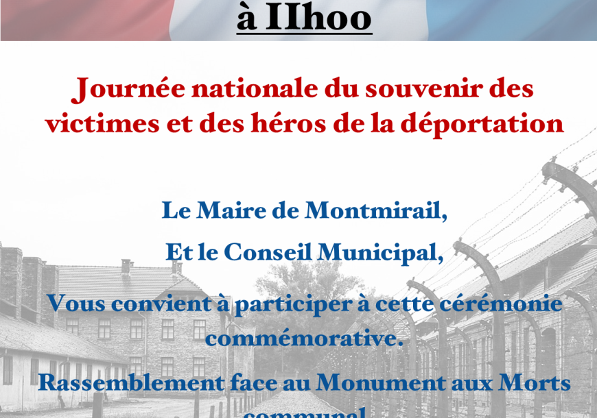Journée nationale du souvenir des victimes et des héros de la déportation