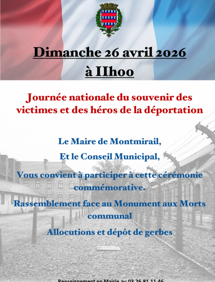 Journée nationale du souvenir des victimes et des héros de la déportation