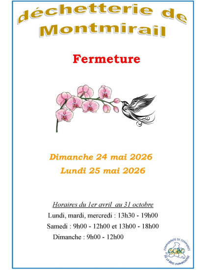 dechetterie 24 25/05