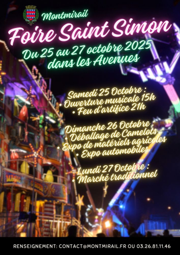 Foire Saint Simon 2025