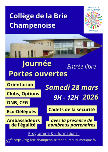 Journée portes ouvertes collège de la Brie Champenoise