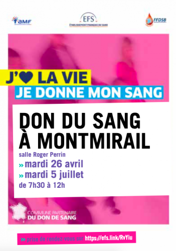 don du sang montmirail