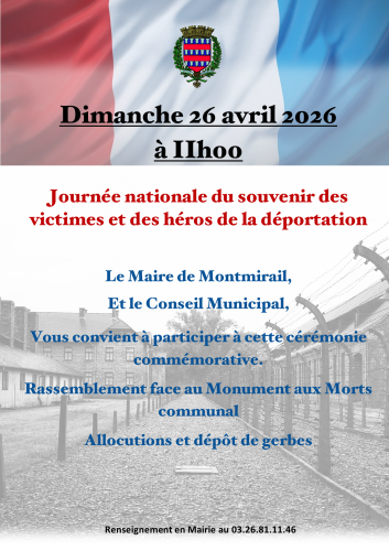 Journée nationale du souvenir des victimes et des héros de la déportation
