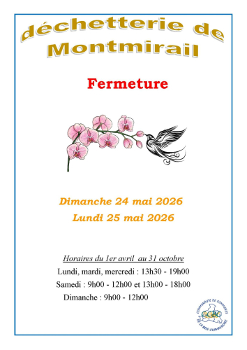 dechetterie 24 25/05