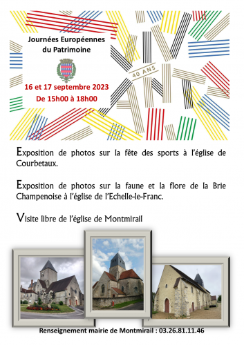 Journée du patrimoine 2023