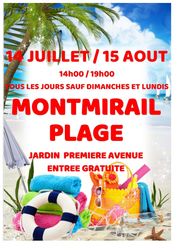 Montmirail plage