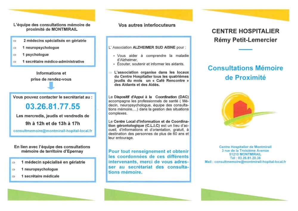 Consultations mémoire de proximité