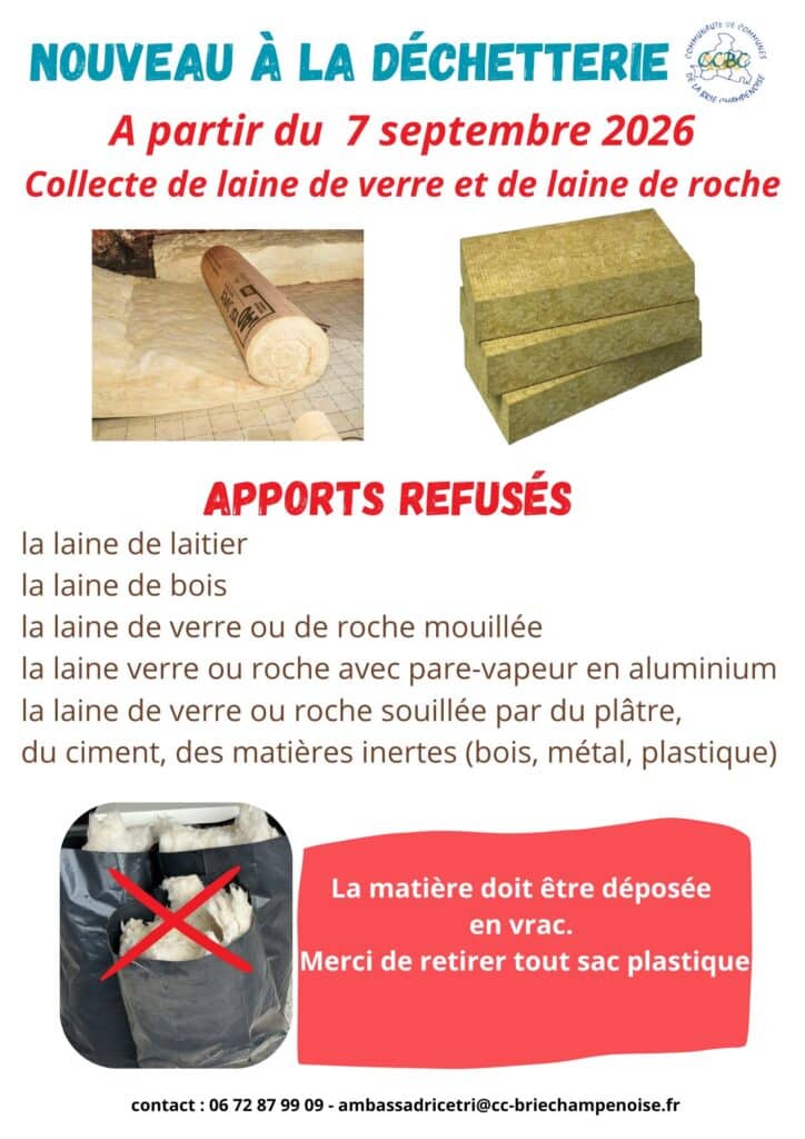 Nouvelle collecte à la déchetterie